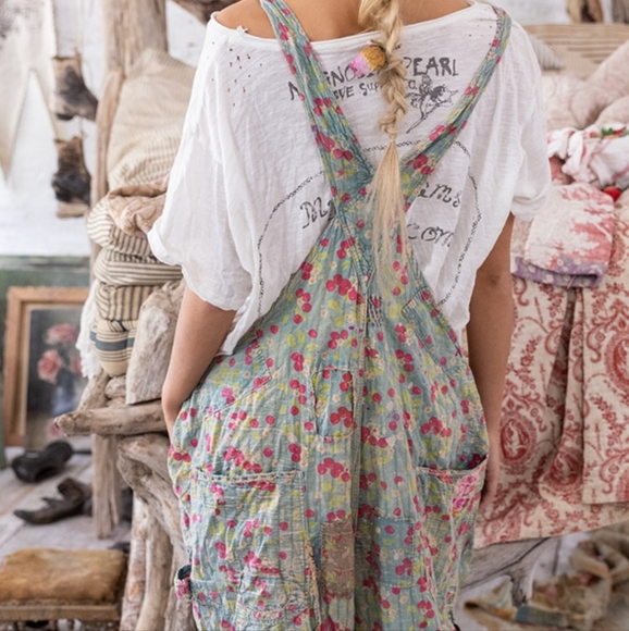 Magnolia Pearl Cherry Blossom Overalls - Picture 1 of 11